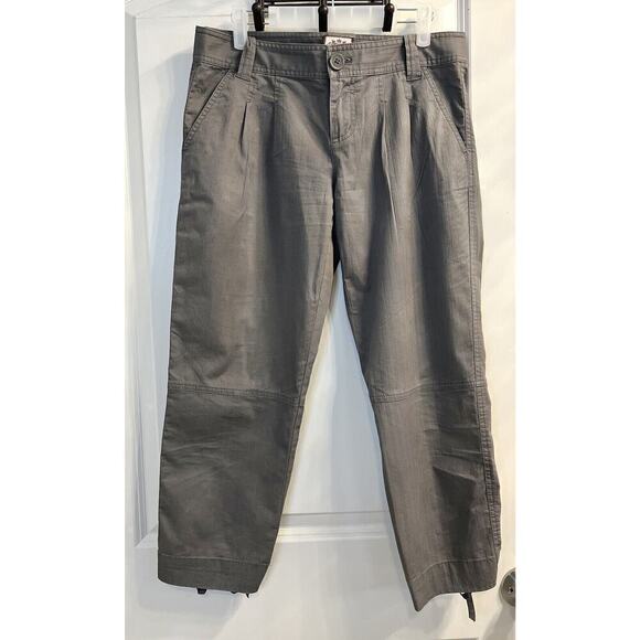 Y2K Vintage Juicy Couture Cargo Pants Women's Sz 4 Cropped Ruched - Picture 1 of 4